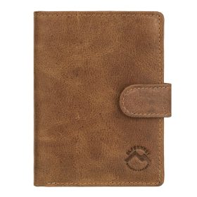    EL FORREST 712-08 RFID hnedá pánska kožená peňaženka 10 x 13 x 3 cm