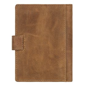    EL FORREST 712-08 RFID hnedá pánska kožená peňaženka 10 x 13 x 3 cm