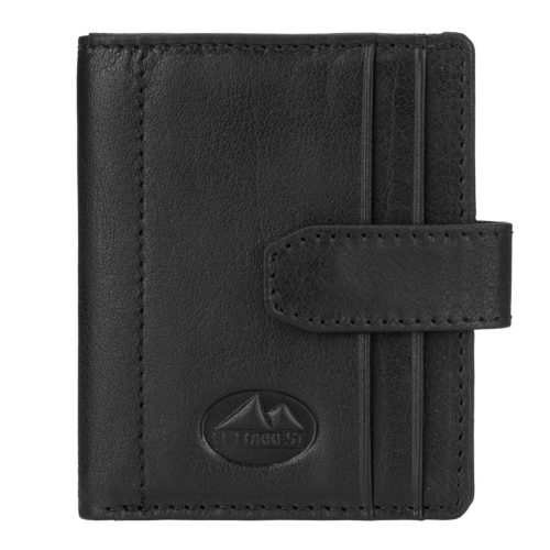  EL FORREST 713-61 RFID čierna pánska kožená aktovka 8,5 x 9,5 x 2 cm