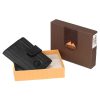  EL FORREST 713-61 RFID čierna pánska kožená aktovka 8,5 x 9,5 x 2 cm
