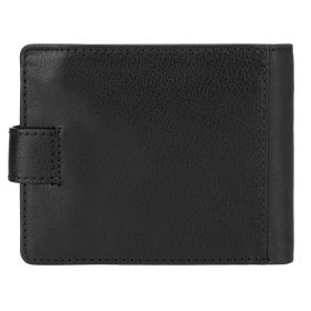   EL FORREST 850-610 RFID čierna pánska kožená peňaženka 12 x 9 x 3 cm