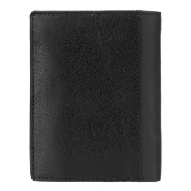    EL FORREST 859-610 RFID čierna pánska kožená peňaženka 10 x 12,8 x 2,8 cm