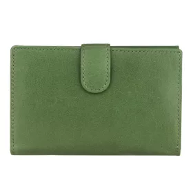   EL FORREST 866-16 RFID zelená dámska kožená peňaženka 10 x 14 x 3 cm