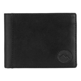    EL FORREST 892/A-610 RFID čierna pánska peňaženka z hovädzej kože 12 x 9 x 3 cm