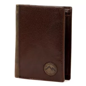    EL FORREST 896-220 RFID hnedá pánska kožená peňaženka 9,5 x 13 x 3 cm