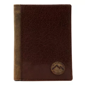    EL FORREST 896-220 RFID hnedá pánska kožená peňaženka 9,5 x 13 x 3 cm