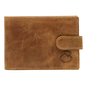    EL FORREST 916-08 RFID hnedá pánska kožená peňaženka 12 x 8,5 x 2,5 cm