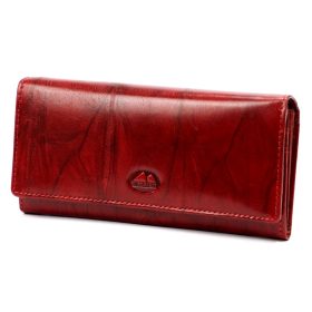    EL FORREST 946-58 RFID červená dámska kožená peňaženka 18,5 x 9,5 x 3,5 cm