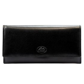    EL FORREST 946-67 RFID čierna dámska kožená peňaženka 18,5 x 9,5 x 3,5 cm