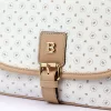 BRICIOLE 4023# biela koženková taška 10,5 x 24,5 x 29 cm