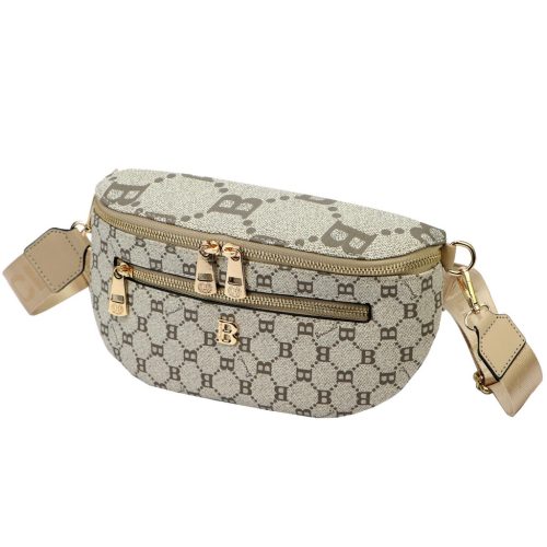  Dámska kožená taška BRICIOLE 2039 v khaki farbe 28 x 16 x 7 cm