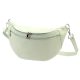  Luka 24-017 svetlozelená dámska kožená kabelka na opasok, crossbody 37 x 22 x 11 cm