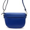  Dámska kožená kabelka cez rameno Luka 20-065 D modrá 22 x 15 x 9 cm