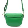  Dámska kožená kabelka cez rameno Luka 20-065 D zelená 22 x 15 x 9 cm
