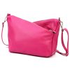  Dámska kožená kabelka cez rameno Luka 24-051 magenta 32 x 22 x 14 cm