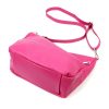  Dámska kožená kabelka cez rameno Luka 24-051 magenta 32 x 22 x 14 cm
