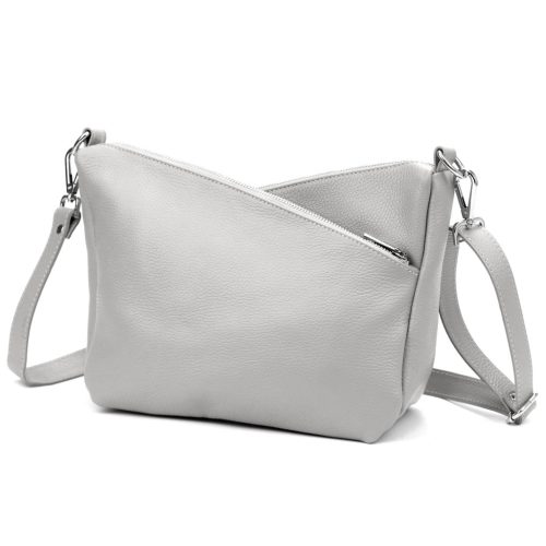  Dámska kožená kabelka cez rameno Luka 24-051 v béžovej farbe 32 x 22 x 14 cm