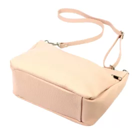    Dámska kožená kabelka cez rameno Luka 24-051 ružovej farby 32 x 22 x 14 cm