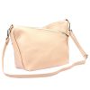  Dámska kožená kabelka cez rameno Luka 24-051 ružovej farby 32 x 22 x 14 cm