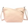  Dámska kožená kabelka cez rameno Luka 24-051 ružovej farby 32 x 22 x 14 cm
