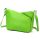  Dámska kožená kabelka cez rameno Luka 24-051 v jablkovo zelenej farbe 32 x 22 x 14 cm