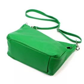    Dámska kožená kabelka cez rameno Luka 24-051 zelená 32 x 22 x 14 cm