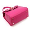  Dámska kožená kabelka Luka 19-17 MN magenta, taška cez rameno 23 x 19 x 12,5 cm