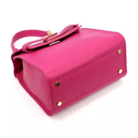    Dámska kožená kabelka Luka 19-17 MN magenta, taška cez rameno 23 x 19 x 12,5 cm