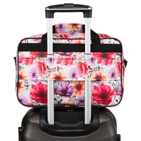    Rovicky R-TL15608 kvetinový vzor Wizz Air, Ryanair príručná batožina, cestovná taška 40 x 25 x 20 cm