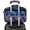  Rovicky R-TL15608 modro-ružová vzorovaná príručná batožina Wizz Air, Ryanair, cestovná taška 40 x 25 x 20 cm