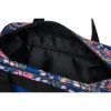  Rovicky R-TL15608 modro-ružová vzorovaná príručná batožina Wizz Air, Ryanair, cestovná taška 40 x 25 x 20 cm