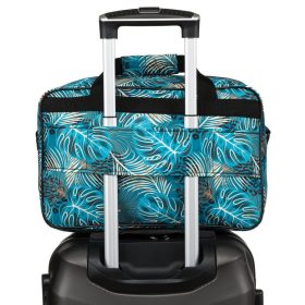    Rovicky R-TL15608 zelený list vzor Wizz Air, palubná taška Ryanair, cestovná taška 40 x 25 x 20 cm