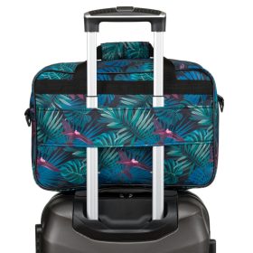    Rovicky R-TL15608 zeleno-čierny vzor Wizz Air, palubná taška Ryanair, cestovná taška 40 x 25 x 20 cm