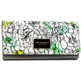    Peterson PTN PH22-LFL zelená dámska peňaženka 18,5 x 9,5 x 3,5 cm