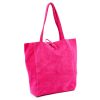  Dámska kožená kabelka cez rameno Patrizia 419-013-05 magenta, nákupná taška 38 x 38 x 13 cm