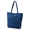  Dámska kožená kabelka cez rameno Patrizia 419-013-05 modrá 38 x 38 x 13 cm