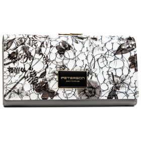    Peterson PTN PH24-FO-LFL čierna dámska peňaženka 18,5 x 9,5 x 4 cm