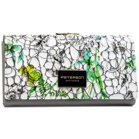   Peterson PTN PH24-FO-LFL zelená dámska peňaženka 18,5 x 9,5 x 4 cm