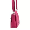  Dámska kožená kabelka MiaMore 01-002 DOLLARO magenta 27 x 20 x 10 cm