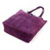  Dámska kožená kabelka cez rameno Patrizia 419-013-05 fialová, nákupná taška 38 x 38 x 13 cm