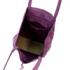 Dámska kožená kabelka cez rameno Patrizia 419-013-05 fialová, nákupná taška 38 x 38 x 13 cm