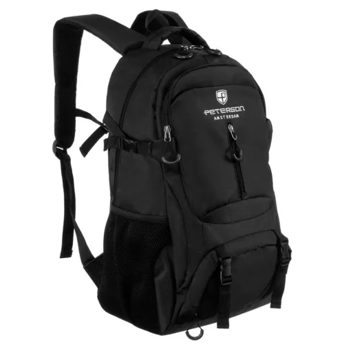 Peterson PTN PWY-02 čierny unisex batoh s držiakom na notebook 31 x 49 x 22 cm