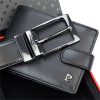  Pánska darčeková sada z hovädzej kože Pierre Cardin ZG-135-BR 25,5 x 6 x 19 cm