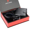  Pánska darčeková sada z hovädzej kože Pierre Cardin ZG-135-BR 25,5 x 6 x 19 cm