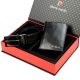  Pánska darčeková sada z hovädzej kože Pierre Cardin ZG-138-BR 25,5 x 6 x 19 cm