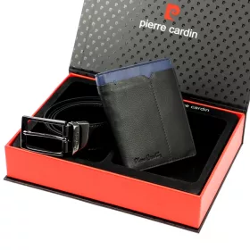    Pánska darčeková sada z hovädzej kože Pierre Cardin ZG-139-BR 25,5 x 6 x 19 cm