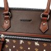  Dámska kabelka David Jones 6531-3A hnedá, cez rameno 34 x 27 x 13 cm