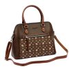  Dámska kabelka David Jones 6531-3A hnedá, cez rameno 34 x 27 x 13 cm