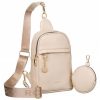  Dámska kožená taška Rovicky R-NER-ALE-8 béžovej farby 17 x 24 x 8,5 cm