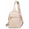  Dámska kožená taška Rovicky R-NER-ALE-8 béžovej farby 17 x 24 x 8,5 cm
